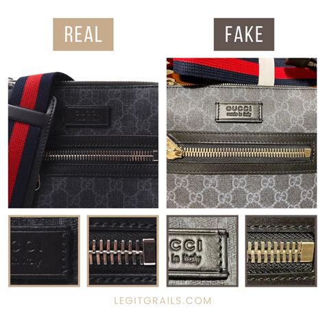 how to spot a fake gucci messenger bag|knockoff gucci crossbody bag.